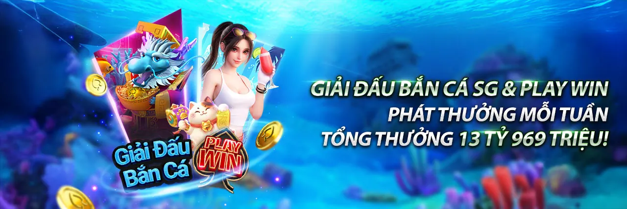 Giao diện game bắn cá rực rỡ tại WIN5506
